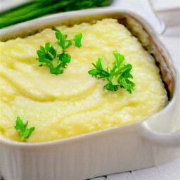 the mixture is transferred to a baking dish.