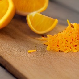 orange zest.