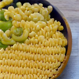 a chilled macaroni salad.