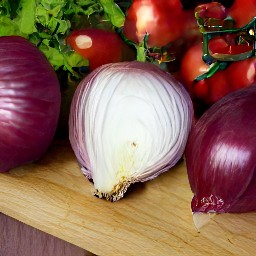 halved cherry tomatoes, chopped parsley, and peeled and diced red onions.