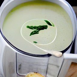an asparagus soup.
