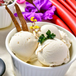 

Vanilla soy ice cream is a delicious and gluten-free, nut-free, lactose-free dessert made with powdered sugar, eggs and soymilk.