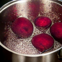 the beets will cook for 26 minutes and done when they are cooked through.