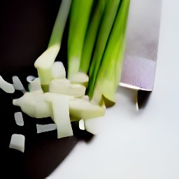 chopped green onions.