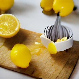 lemon juice.