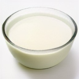 a milk mixture.