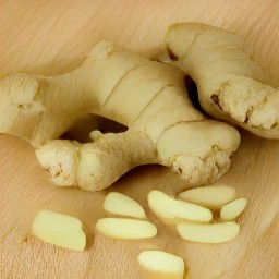 the peeler peels the ginger.