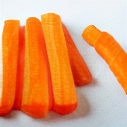 this action will result in peeled carrots.