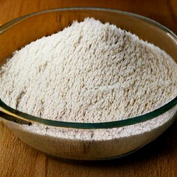the output is a dry mixture of all-purpose flour, baking powder, salt and baking soda.