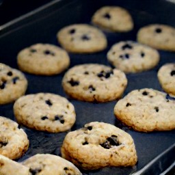 the baking pan placed in the oven and baked for 12 minutes.