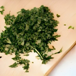 chopped parsley.