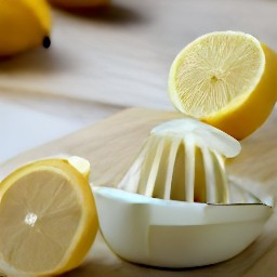 lemon juice.