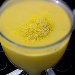a lemon cream mixture.