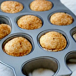 the muffin tin in the oven for 25 minutes.