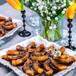 

Caramelized bananas are a delicious vegan, gluten-free, egg-free, nut-free and soy free snack or dessert. They are made with just two simple ingredients - bananas and cooking spray - for an indulgent treat.