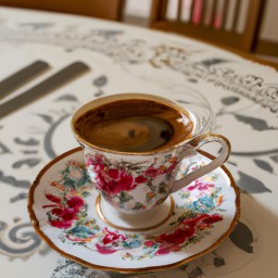 

Turkish coffee is a delicious, vegan and gluten-free beverage made with boiling water, sugar and finely ground coffee beans.