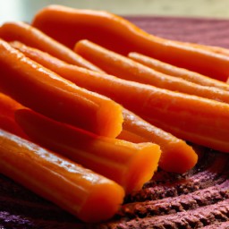 

Glazed carrots are a deliciously sweet side dish, made of carrots and brown sugar, that is free from gluten, eggs, nuts and soy.