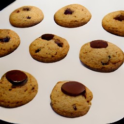 a muffin tin filled with peanut butter cups cookies and miniature peanut butter cups.
