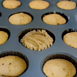 the muffin tin in the oven for 5 minutes.