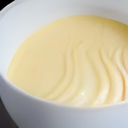 a well-stirred batter.