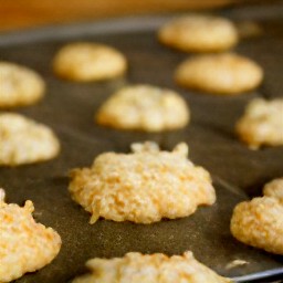 the cookie sheet in the oven for 11 minutes.