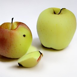 peeled apples.