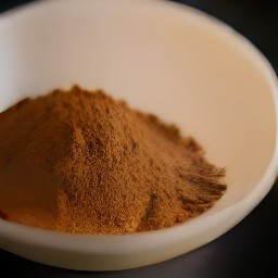 a bowl containing ground nutmeg was transferred.
