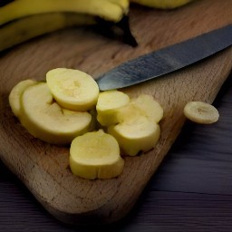 plantain slices.