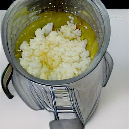a garlic mixture.
