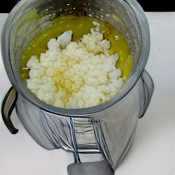 a garlic mixture.
