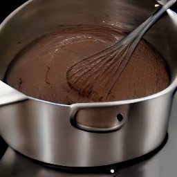 a chocolate fudge frosting.