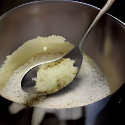 a bowl of garlic butter.