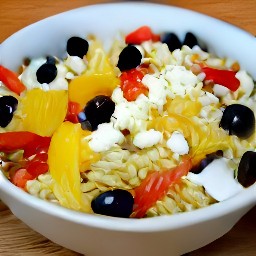 an orzo salad.
