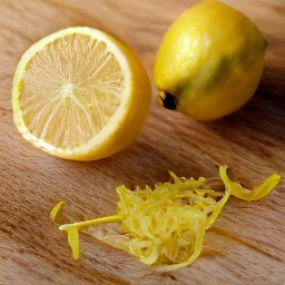 lemon zest.