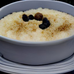 the dish is transferred to a serving dish and sprinkled with the remaining cinnamon.