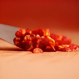 finely chopped red chili peppers with the seeds discarded.