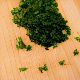 chopped parsley.
