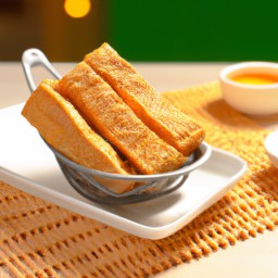 

Delicious vegan bacon made of tofu that is gluten-free, eggs-free and lactose-free - an ideal alternative for anyone looking to reduce their animal product consumption.
