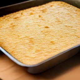 the jelly roll pan is removed from the oven and the heat is turned off.