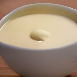 a milk mixture.