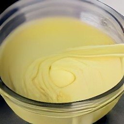 an egg mixture.