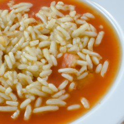 

This delicious European dinner soup is a perfect stew made from onions, orzo pasta, vegetable broth and bread - all eggs-free, soy-free and lactose-free.