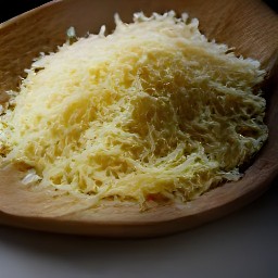 finely shredded parmesan cheese.
