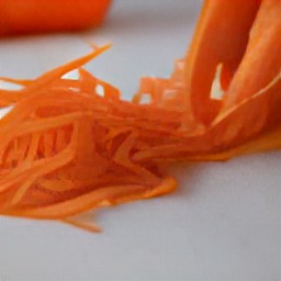 shredded carrots.