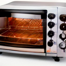 the toaster preheated in 3 minutes.