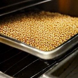 toasted sesame seeds.