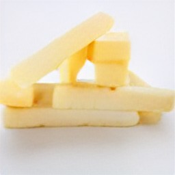 3/4 inch strips of mozzarella cheese.