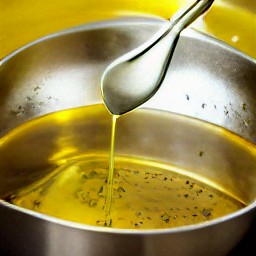 the heat canola oil will cause the pan to become hot.