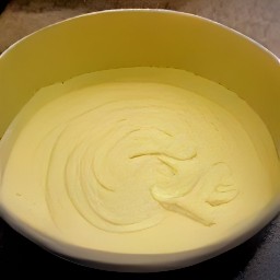 an egg mixture.