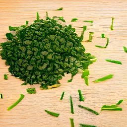 chopped chives.